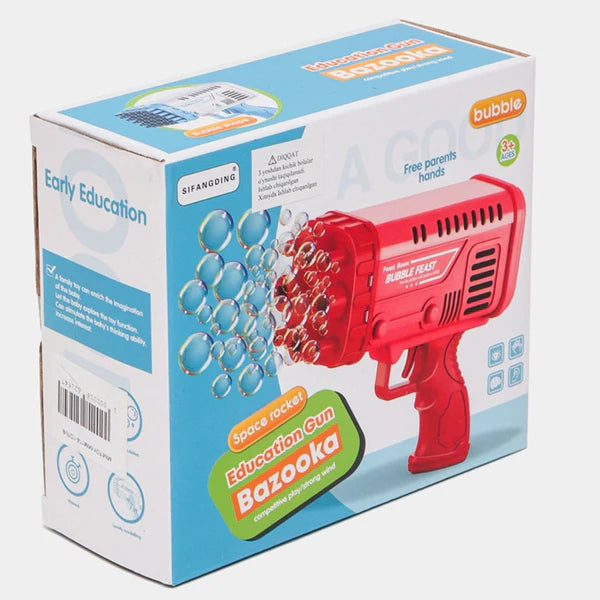 Bazooka Bubble Water Gun | Rechargeable Bubble Blaster Toy for Kids | Outdoor Fun