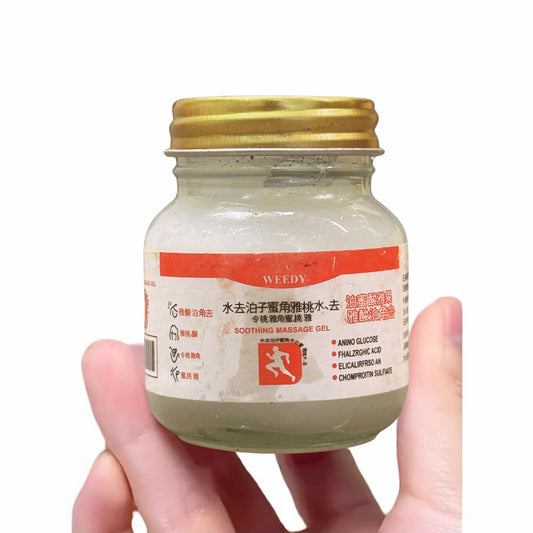 WEEDY Top Japanese Pain Gel | Rapid Relief from Muscle Tension | 100g | Soothing Massage Gel