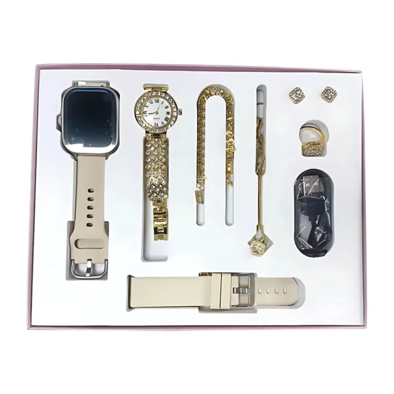 A58 Plus 6-in-1 Women’s Smartwatch | Stylish Fitness Tracker Perfect Gift Idea