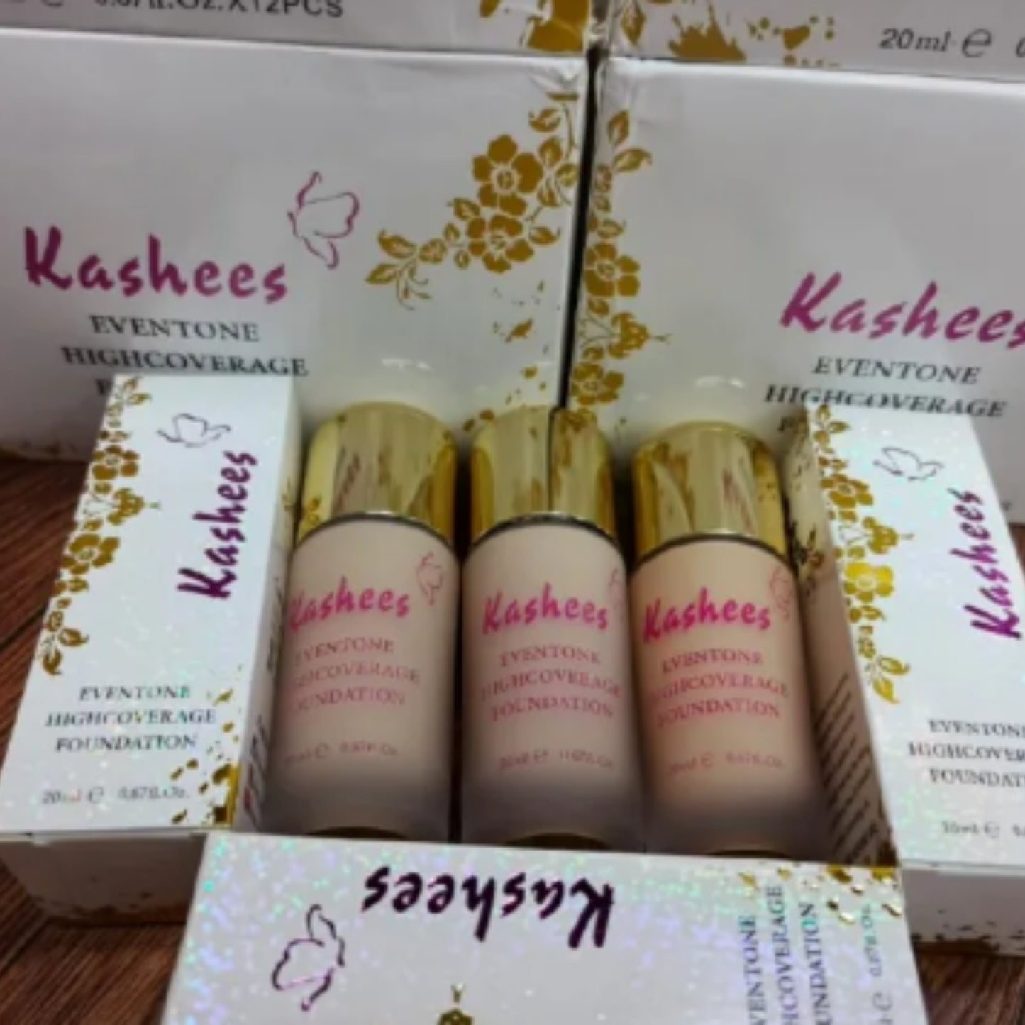 Kashees Eventone Liquid Foundation | High Coverage Long Lasting Radiant Makeup Base 30ml