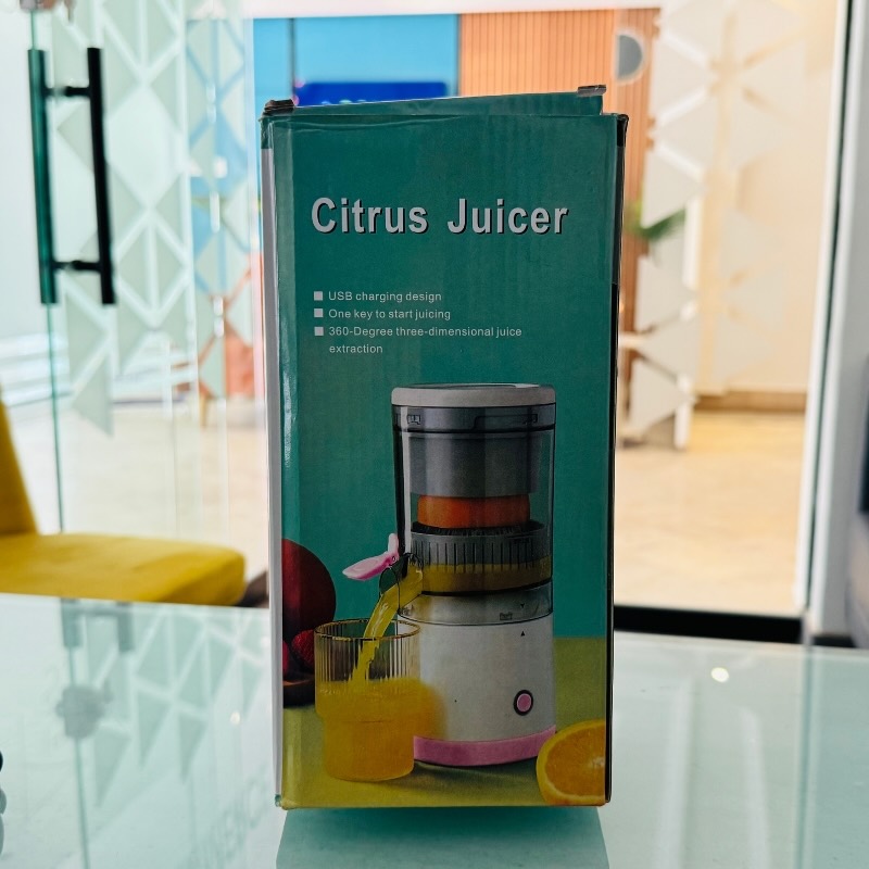 Blue and White Simple Car Rental Business Instagram Post - 1 Portable Electric Citrus Juicer | USB Rechargeable Hands-Free Fruit Extractor for Fresh Juice Anywhere - Image 9
