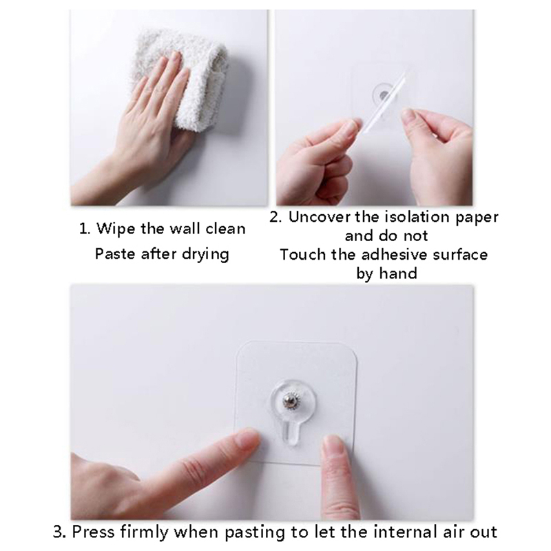 4 PCs Punch-Free Screw Hanger | Non-Marking Wall Hook Stickers | Heavy-Duty Picture & Decor Holder - Image 6