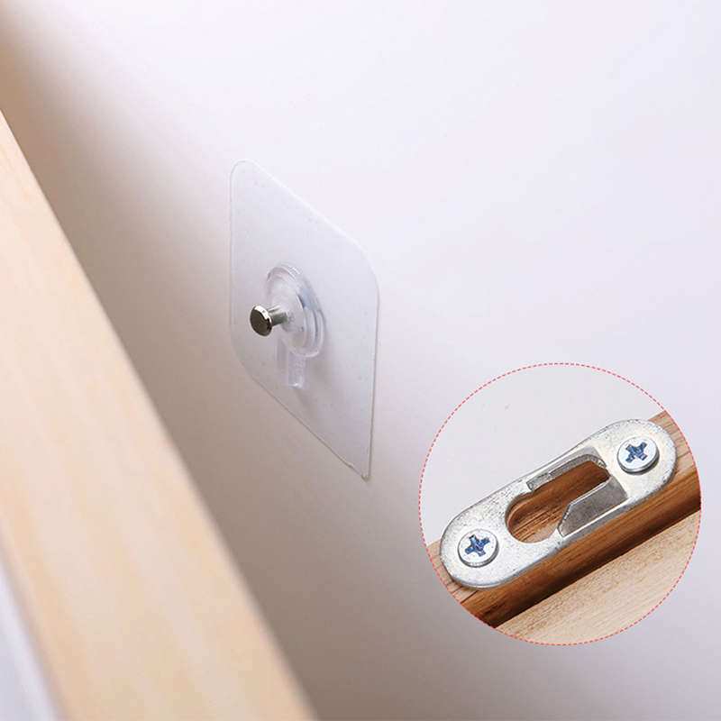 4 PCs Punch-Free Screw Hanger | Non-Marking Wall Hook Stickers | Heavy-Duty Picture & Decor Holder - Image 5