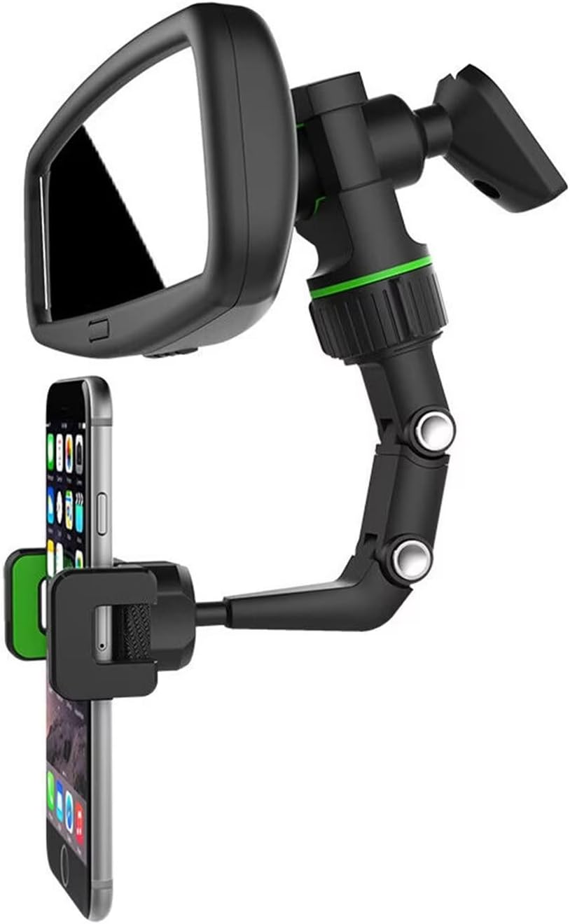 Universal Car Rearview Mirror Phone Holder | Hands-Free Adjustable Mount for Smartphones & GPS - Image 9