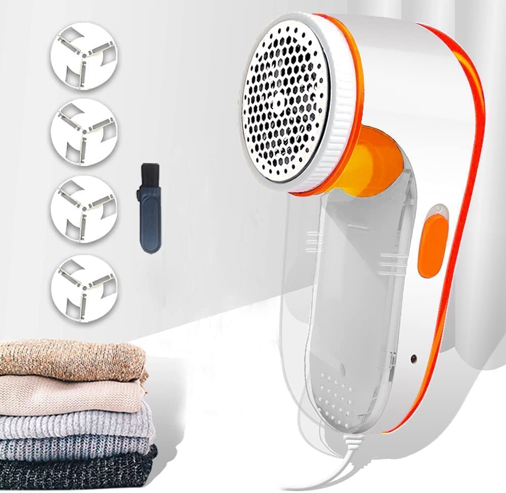 61TPWfVsGrL._SL1000__1737794625.jpg Nova Electric Lint Remover NLR-208 | High Quality Fabric Shaver for Wool & Clothes | Rotary Sharp Blades - Image 3