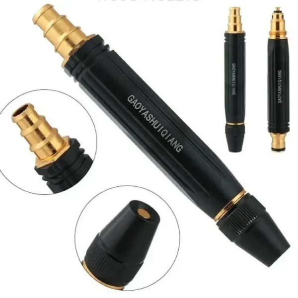Metal High-Pressure Adjustable Nozzle Water Spray Gun | Heavy-Duty Brass Hose Sprayer for Cleaning & Watering - Image 9