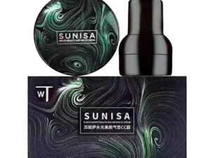 SUNISA 3-in-1 Air Cushion CC & BB Cream | Waterproof Moisturizing Foundation with Sponge