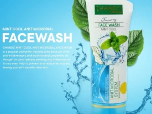Face Wash | Chando Naturals Mint Cool Anti-Microbial Face Wash 100ml Daily Cleanser for Oily and Acne-Prone Skin