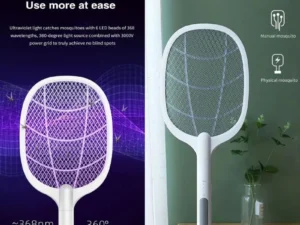 Nova USB Rechargeable Mosquito Racket | ME-903 Model | | Electric Insect Killer Swatter |  For Indoor & Outdoor Use