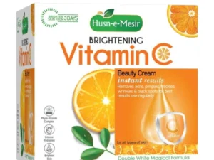 Husn e Mesir Vitamin C Brightening Cream Natural Glow Anti-Blemish Deep Action Formula for Radiant Skin