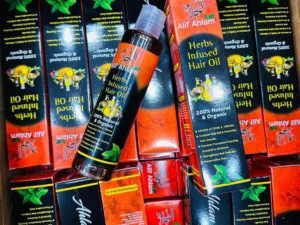 Alif Ahlam Herbs Infused Hair Oil | 100% Natural Organic Oils & Herbs