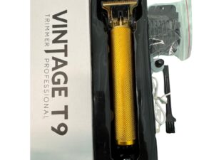 Professional T9 Hair & Beard Trimmer | Semi-Metal Body | Rechargeable Cordless Precision Clipper