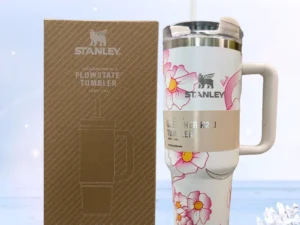 White Barbie Stanlay Tumbler | H2.0 Tumbler 1.18L Limited Edition Double Wall Vacuum Insulated