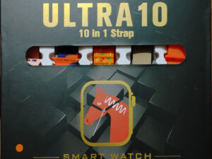 Ultra 10 Smartwatch | 10-in-1 Series 8 | 2.01″ HD Big Screen | IP68 Waterproof | 10 Straps Included