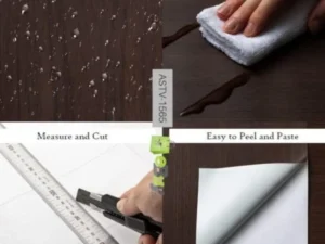 Self-Adhesive Wooden Sheet | Peel & Stick Wallpaper for Furniture Walls Kitchen Decor | YM500