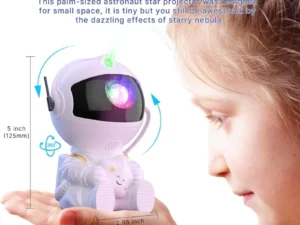 Mini Astronaut Galaxy Projector | Star & Nebula Night Light with Remote Control | Astronaut Galaxy Lamp