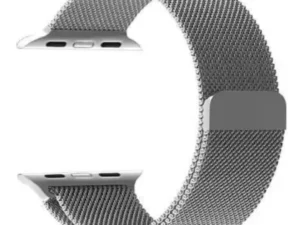 Grey | Apple Watch Milanese Magnetic Loop Strap | Stainless Steel Band  | 42mm / 44mm / 45mm