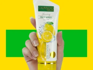 Face Wash | Chando Naturals Lemon Oil Control Face Wash 100ml Gentle Cleanser for Oily and Combination Skin