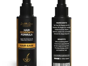 Ease – Natural Hair Regrowth & Nourishment Oil | Strengthens Roots & Reduces Hair Fall (120ml)