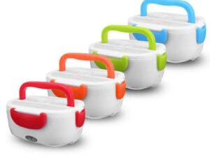 Portable Electric Heating Lunch Box with Leak-Proof Design & Soup Tray