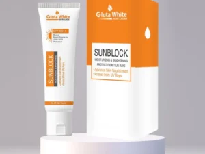 Gluta White SunBlock SPF 60 | Moisturizing & Brightening Sunscreen for All Skin Types