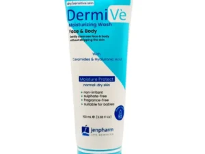 DermiVe Moisturizing Wash Face & Body 100ml | Jenpharm