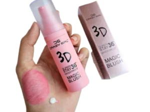 Crazy Girl 36H Magic Waterproof Blush | Long-Lasting 3D Glow Makeup for Girls & Women