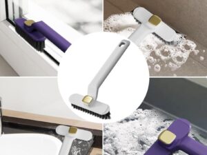Multi-Function Rotating Crevice Cleaning Brush |  360° Deep Gap Cleaner for Kitchen, Bathroom & Home