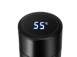 Temperature Display Thermos Water Bottle 500ML Stainless Steel Insulated Hot and Cold Flask with LED Display (Random Colors)