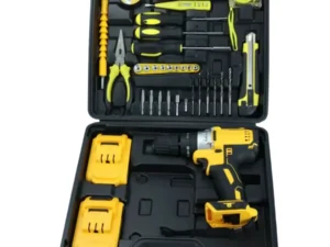Dunlandi 24V Cordless Drill Machine Set | 2 Batteries & Complete DIY Tool Kit