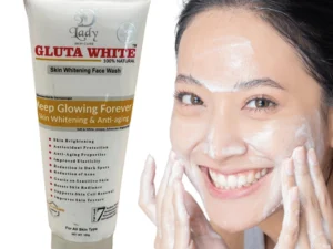 Gluta White Skin Whitening Face Wash | 7-in-1 Brightening & Anti-Aging Formula