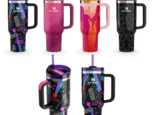 Star Pink Stylish Stanley Barbie Tumbler | H2.0 Tumbler 1.18L Limited Edition Double Wall Vacuum Insulated