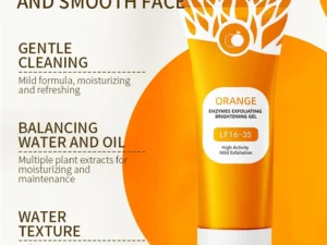 Orange Enzymes Exfoliating Brightening Gel LF16-35 | Gentle Face Scrub for Glowing Skin