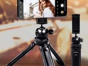 NeePho NP-999s 2-in-1 Selfie Stick & Tripod | Adjustable Height, Bluetooth Remote | Universal Smartphone & Camera Mount | Lightweight & Portable