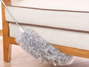 Extendable Microfiber Duster with Telescopic Handle | Long Reach, Bendable Head & Washable Cleaner