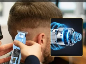 Transparent LCD Electric Hair Trimmer | USB Rechargeable | Professional Grooming