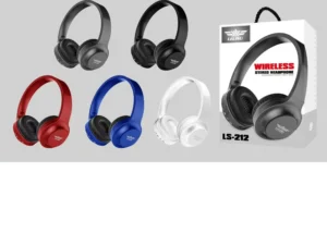 Lelisu LS-212 Wireless Stereo Headphones | Bluetooth Headset for Smartphones, Tablets & MP3/MP4