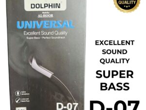 Dolphin D-07 Handsfree | Super Bass Stereo Sound | High-Quality Audio with Mic & Controls