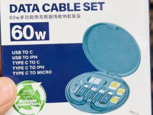 New Data Cable Storage Box | 60W Fast Charging | Multifunctional Mobile Phone Holder & Organizer