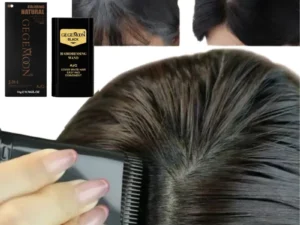 Black Temporary Hair Color Stick  | Long-Lasting Gray Coverage Hair Touch-Up Wand | Compact Size | 20g