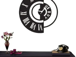 3D DIY Wooden Wall Clock | MDF Silent Quartz Wall Clock | Decorative Hanging Clock for Home & Office