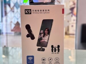 K9 Dual Wireless Lavalier Microphone | Plug & Play USB Type-C | Mic with Auto Sync & Noise Reduction
