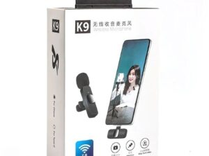 K9 Wireless Lavalier Microphone | Plug & Play Type-C & iOS Mic with Noise Reduction