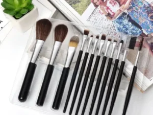 Mac Beauty Makeup Brush Set – 12-Piece Professional Makeup Tool Kit | Soft, High-Quality Synthetic Bristles