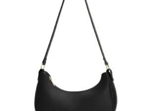 Black Luxury Fashion Hand Bag for Girls & Ladies | Stylish Shoulder & Crossbody Bag | Long Strap
