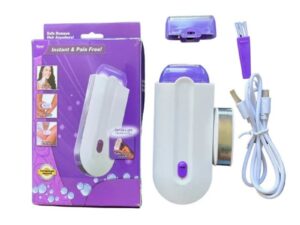 2-in-1 Rechargeable Painless Hair Remover | Finishing Touch Sensa-Light for Face & Body