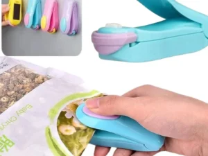 Portable Mini Heat Sealing Machine | Snack Bag Sealer | Handheld Resealer | Random Color