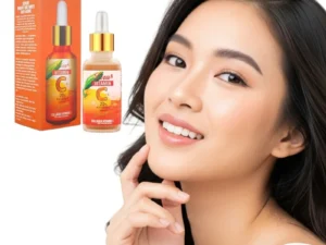 Liru Collagen Vitamin C Serum Orange 30ml Brightening Anti-Aging Face Serum for Glowing Skin
