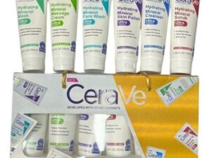 Pack of 6 – CeraVe Hydrating Mineral Facial Kit | Deep Moisture & Skin Repair Skincare Set
