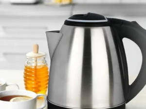 RAF KT-200 Automatic Electric Kettle 2 Liter Stainless Steel Cordless 1500W with Overheat Protection